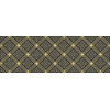 Плитка настенная 60x20 декор чёрный AD B483 60045 глянцевый Роял глянцевая глазурованная Laparet