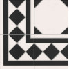 Плитка Realonda 33x33 Negro Esquina Oxford матовая