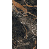 Плитка Bijoux Ombre Caravage Glossy Ret 766332 глянцевая черный мрамор 120x60 9мм Rex Ceramiche
