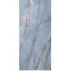 Плитка Heritage Luxe Azure Glossy R 774694 глянцевая голубой мрамор 280x120 6мм Rex Ceramiche