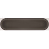 Плитка Cifre настенная 30x8 Настенная плитка OVAL Anthracite Brillo