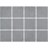 Мозаика 1271H Амальфи серый, полотно из 12 частей матовая 10x10 7.0мм Kerama Marazzi