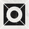 Мозаика ID94 Декор Фрагонар наборный чёрный матовая 10x10 11.0мм Kerama Marazzi