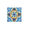 Плитка STGA4891146H Вставка Капри майолика глянцевая 10x10 7.0мм Kerama Marazzi