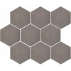 Мозаика SG1005N Тюрен коричневый, полотно из 9 частей матовая 12x10 7.0мм Kerama Marazzi