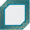 Плитка HGDC25018000 Декор Клемансо бирюзовый глянцевая 15x15 6.9мм Kerama Marazzi