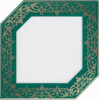 Плитка HGDD25018000 Декор Клемансо зеленый глянцевая 15x15 6.9мм Kerama Marazzi