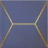 Плитка OPC18117065 Декор Витраж синий глянцевая 15x15 6.9мм Kerama Marazzi