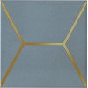 Плитка OPE18117067 Декор Витраж голубой глянцевая 15x15 6.9мм Kerama Marazzi