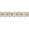 Плитка STGA3505232 Бордюр Капри майолика глянцевая 20x4 6.9мм Kerama Marazzi