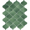 Мозаика 65008 Арабески Майолика зеленый глянцевая 30x26 7.0мм Kerama Marazzi