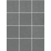 Мозаика 1321H Матрикс серый тёмный, полотно из 12 частей матовая 10x10 7.0мм Kerama Marazzi