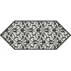 Плитка HGDA48135006 Декор Келуш 2 черно-белый глянцевая 34x14 6.9мм Kerama Marazzi