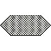 Плитка HGDA48235006 Декор Келуш 3 черно-белый глянцевая 34x14 6.9мм Kerama Marazzi