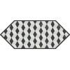 Плитка HGDA48335006 Декор Келуш 4 черно-белый глянцевая 34x14 6.9мм Kerama Marazzi
