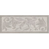 Плитка HGDB50515147 Декор Монсанту 4 серый светлый глянцевая 40x15 8.0мм Kerama Marazzi