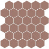 Мозаика 63010 Агуста розовый матовый из 30 частей натуральная матовая 6x5 6.9мм Kerama Marazzi