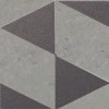 Керамогранит SBD035SG1590 SBD036SG1590 Декор Матрикс серый матовая 20x20 8.0мм Kerama Marazzi