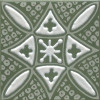 Керамогранит KMD3STA019GN Декор Бахия 2 зелёный глянцевый глянцевая 10x10 7.0мм Kerama Marazzi