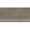 Ступень KM6060G1221R8GRF Ступень фронтальная Пунтум коричневый матовый обрезной матовая 60x30 8мм Kerama Marazzi