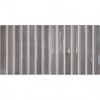 Плитка Flash Bars Cool Grey 133476 глянцевая, 3d темно-серый, серый однотонная 25x13 DNA Tiles