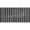 Плитка Flash Bars Graphite 133477 глянцевая, 3d черный однотонная 25x13 DNA Tiles