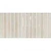Плитка Flash Bars Ivory 133471 глянцевая, 3d белый однотонная, краска, штукатурка 25x13 DNA Tiles