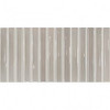 Плитка Flash Bars Lead 133473 глянцевая, 3d серый однотонная, краска, штукатурка 25x13 DNA Tiles
