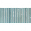 Плитка Flash Bars Light Blue 133474 глянцевая, 3d голубой однотонная, краска, штукатурка 25x13 DNA Tiles