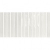 Плитка Flash Bars White 133469 глянцевая, 3d белый однотонная 25x13 DNA Tiles