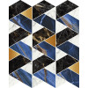 Керамогранит 34x30 7мм Керамо Rhapsody Mosaic Mood Blue полированная Naxos