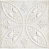 Плитка 20x20 8.5мм Aged White Ornato матовая Aparici