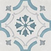 Керамогранит 22.3x22.3 Harmony 36158 SIROCCO BLUE ORNATE