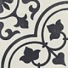 Керамогранит 22.3x22.3 Harmony 37242 CUBAN WHITE ORNATE