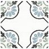 Керамогранит 12.3x12.3 Harmony 31079 TANGER BLUE PETALS