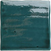 Керамогранит Wow 11x11 напольная Roots S Teal Gloss глянцевая