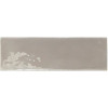 Плитка Rebels Grey Gloss 129058 глянцевая серый однотонная 15x5 9мм Wow
