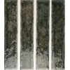 Плитка Potters Umber 133178 глянцевая черный краска, штукатурка 25x5 9мм Wow