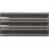 Плитка 13x6 10мм Fayenza Belt Ebony глянцевая Wow