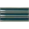 Плитка 13x6 10мм Fayenza Belt Peacock Blue глянцевая Wow