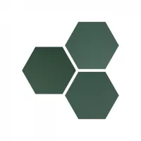 Плитка Wow керамогранит 16x14 Hexa Six Green матовая