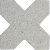 Керамогранит 12x12 8мм 32732 Elda Cross Grey матовая Equipe Ceramicas