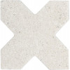 Керамогранит 12x12 8мм 32730 Elda Cross White матовая Equipe Ceramicas