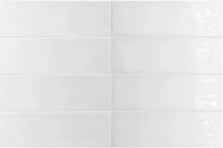 Плитка Equipe Ceramicas керамогранит 15x5 30684 Fango Blanc Gloss глянцевая