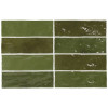 Плитка 20x7 8мм 25847 La Riviera Botanical Green глянцевая Equipe Ceramicas