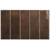 Керамогранит 19x6 7.5мм 32340 Bohemian Coffee Quartz глянцевая Equipe Ceramicas