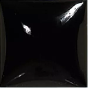 Плитка Cobsa вставка 2x2 MINI ONDAS NEGRO глянцевая черный
