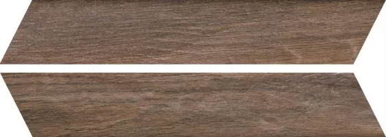 Плитка Rondine напольная 41x8 VNTG BRUNE CHEVRON сатинированная коричневый