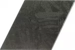 Плитка Ape & Almera настенная 30x15 ROMBO SNAP GRAPHITE глянцевая темно-серый, черный