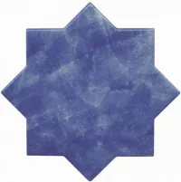 Плитка Cevica напольная 13x13 BECOLORS STAR ELECTRIC BLUE матовая синий